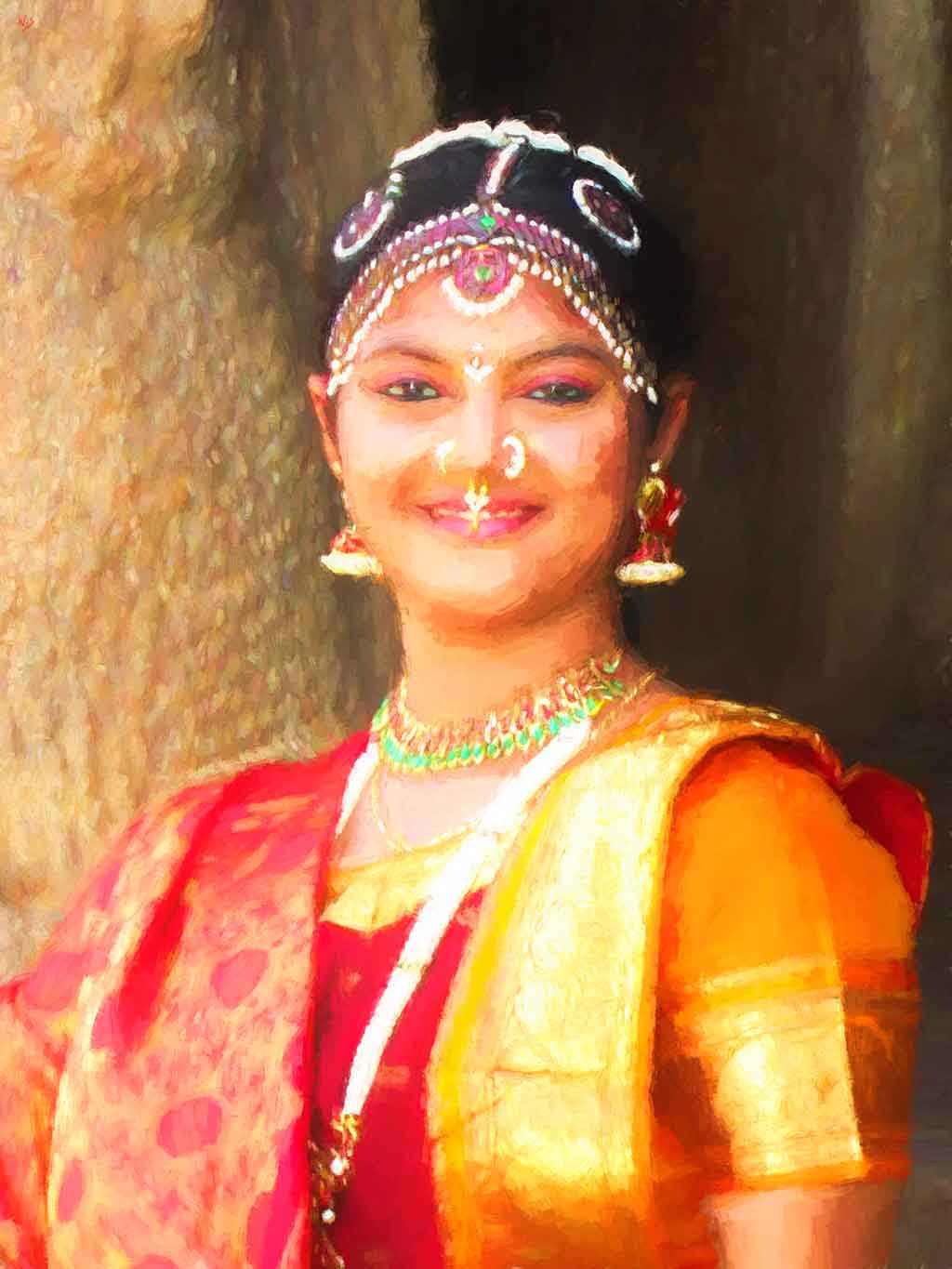 India Dancer portrait