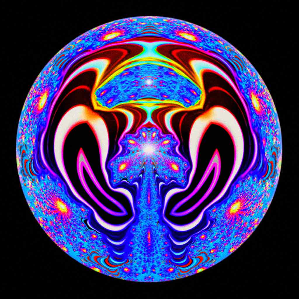 Cosmic Pill, fractal computer graphic on Art Canvas Print by Wiesław Sadurski