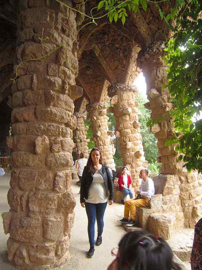 Antoni Gaudi, Güell Park, Barcelona, photo by Wiesław Sadurski