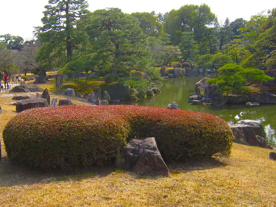 Panorama view Nijo-jo Garden Kyoto, photo by Wiesław Sadurski