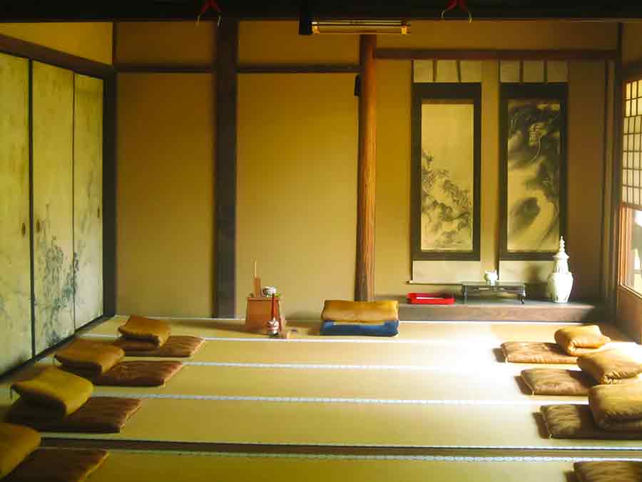 Myoshin-ji Temple Meditation Room, photo by Wiesław Sadurski